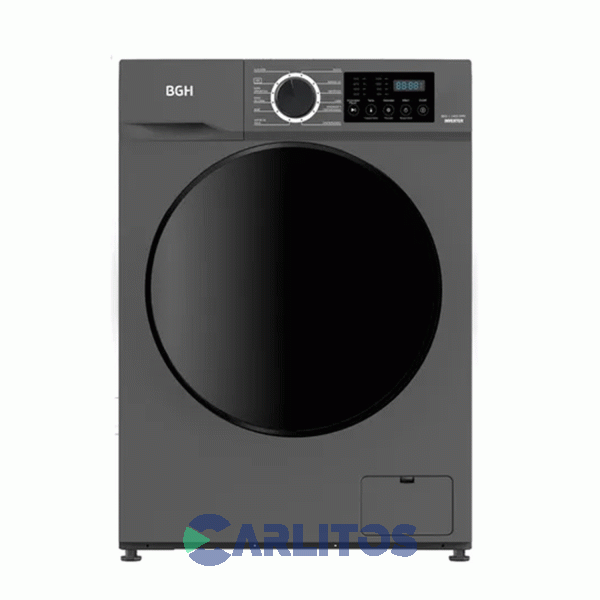 Lavarropa Carga Frontal Bgh Inverter 6 KG -1000 RPM Gris Bwfi06s24ar