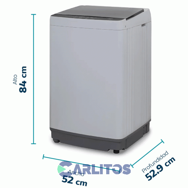 Lavarropa Carga Superior Philco 5.5 KG - 750 RPM Plata Phcs07b