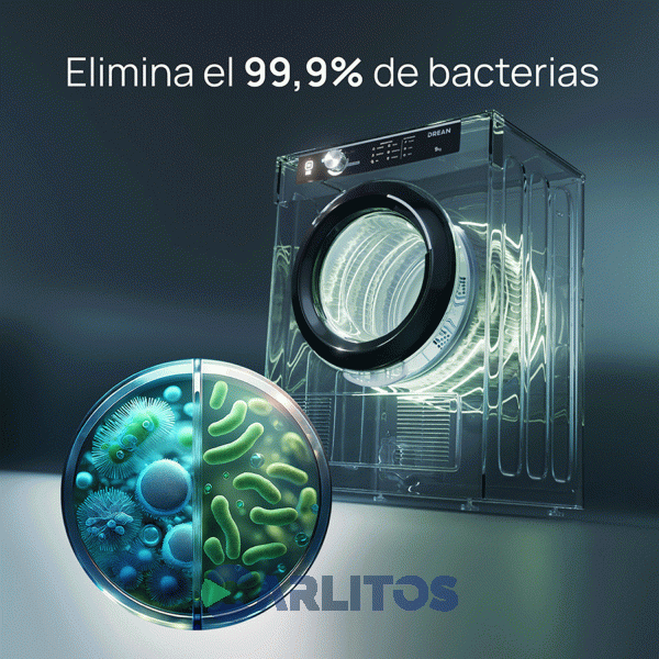Secarropa Automatico Por Calor Drean 9 KG Blanco -Sed090vbcl