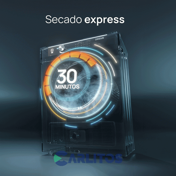 Secarropa Automatico Por Calor Drean 9 KG Blanco -Sed090vbcl