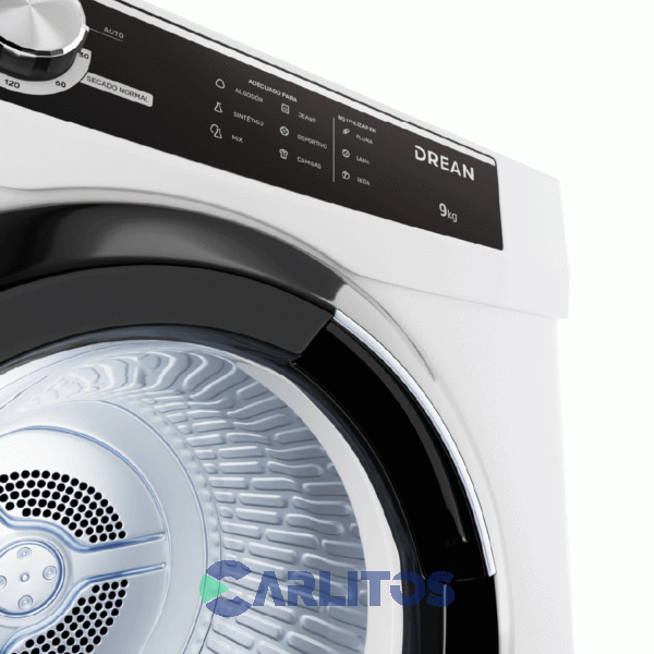 Secarropa Automatico Por Calor Drean 9 KG Blanco -Sed090vbcl