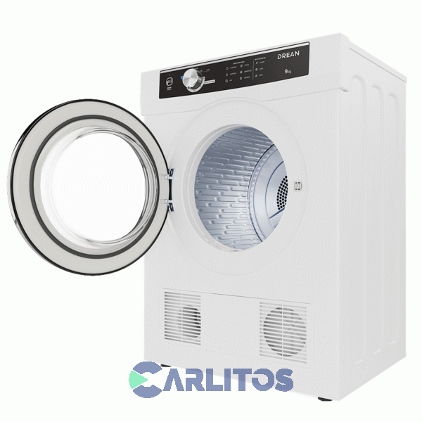 Secarropa Automatico Por Calor Drean 9 KG Blanco -Sed090vbcl