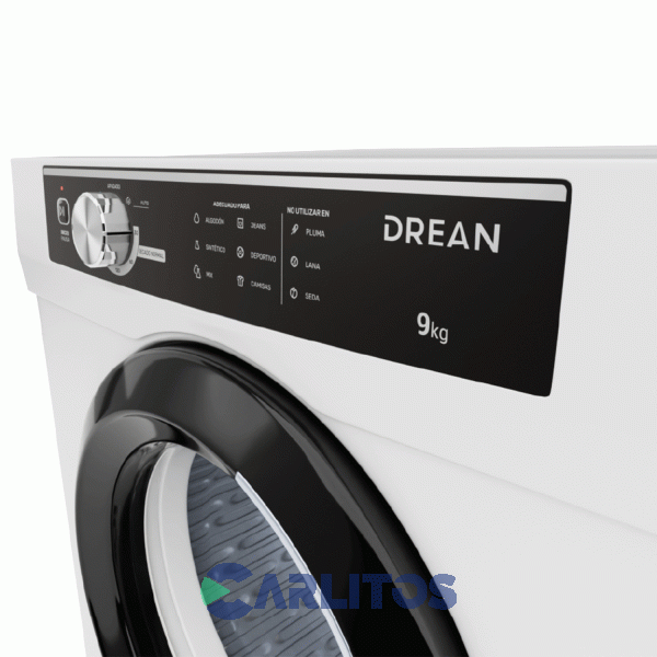 Secarropa Automatico Por Calor Drean 9 KG Blanco -Sed090vbcl
