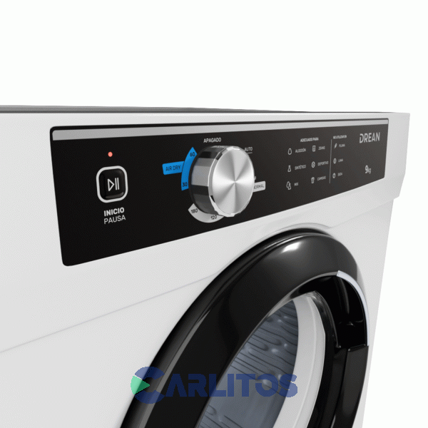 Secarropa Automatico Por Calor Drean 9 KG Blanco -Sed090vbcl