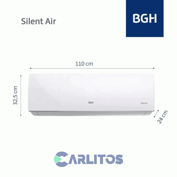 Aire Acondicionado Split Bgh 6500 Watts - Frio/calor Bsh65wcu