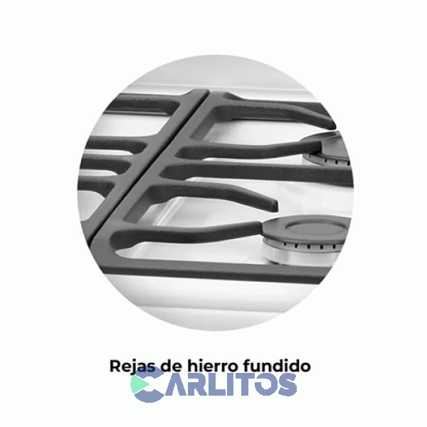 Cocina A Gas Longvie 56 CM Blanca Multigas 13501bf