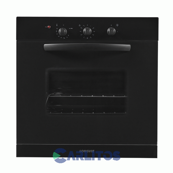 Horno A Gas Empotrable Con Grill Longvie 60 CM Grafito H1500g