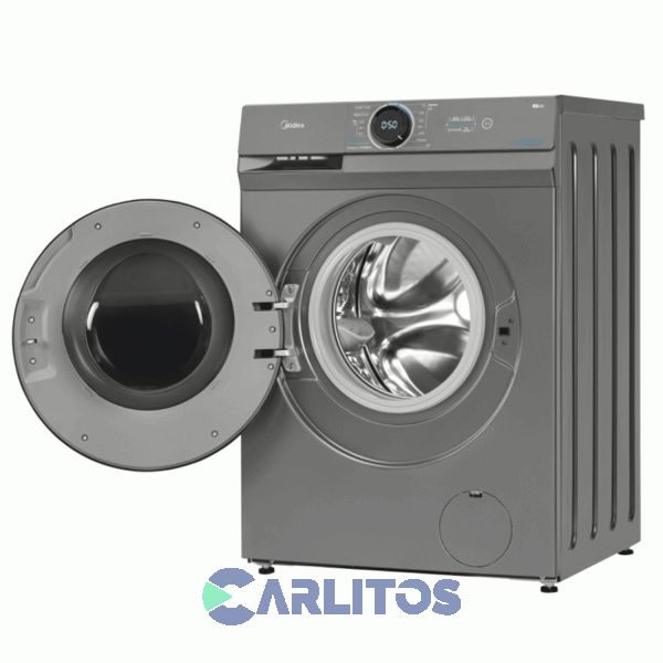 Lavarropa Carga Frontal Midea 6 KG - 1000 RPM Plata Mf100w60/t-a1