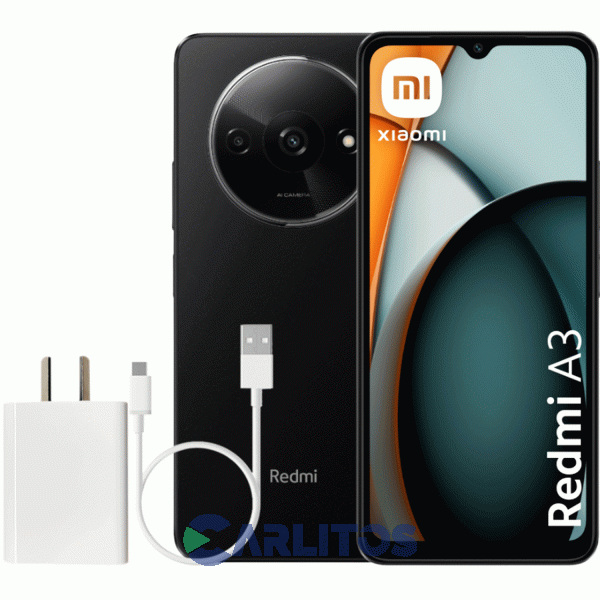 Celular Libre Xiaomi Redmi A3-64GB Negro Ocaso