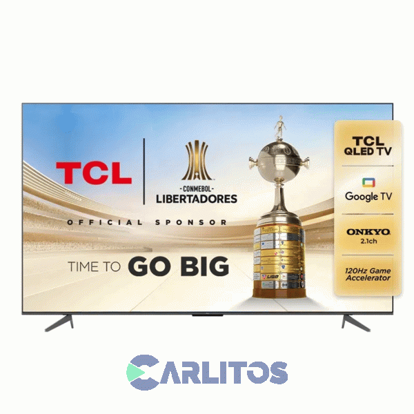 Smart TV QLed 75" 4K Ultra HD Tcl Con Google Tcl75c655a-f