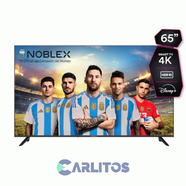 Smart TV Led 65" 4K Ultra HD Noblex Con Vidaa Dv65x6580
