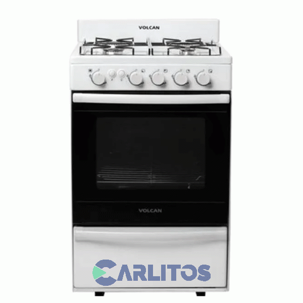 Cocina A Gas Volcan 55 CM Blanca Multigas 87643vm