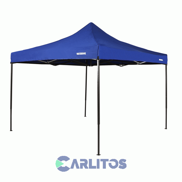 Gazebo Plegable Waterdog Con Paredes 3 X 3 X 3.20 Expo303bl Azul