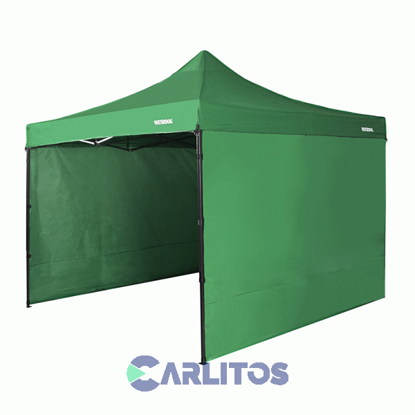 Gazebo Plegable Waterdog Con Paredes 3 X 3 X 3.20 Expo303gr Verde