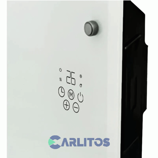 Estufa Panel De Vidrio Liliana 2200 Wts. Decowarm De Pie/Pared Ppv450