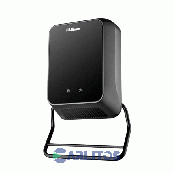 Caloventor De Vidrio Liliana Tipo Split De Pared 3 En 1 2000 Watts.Multihea Negro Cwd961