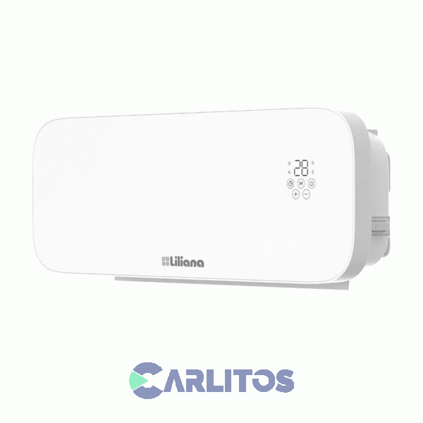 Caloventor De Vidrio Liliana De Pared Tipo Split 2000 Watts.Smartheat Blanco Cwd951