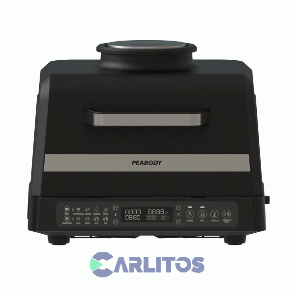 Freidora De Aire Y Grill Peabody Pe-afg02n Acero Inoxidable