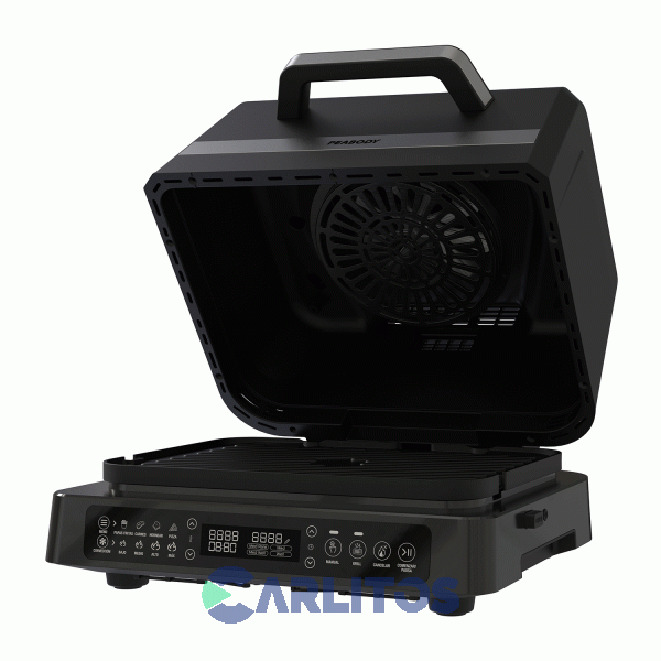 Freidora De Aire Y Grill Peabody Pe-afg02n Acero Inoxidable