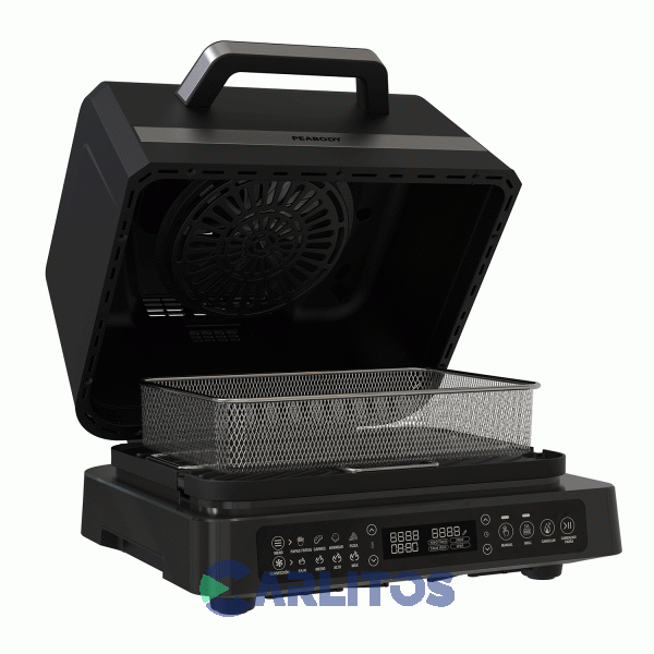 Freidora De Aire Y Grill Peabody Pe-afg02n Acero Inoxidable
