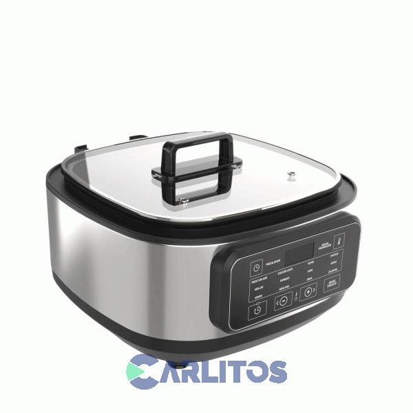 Freidora De Aire Y Multifunción Peabody Con Olla Eléctrica Pe-afm01N  Acero Inoxidable