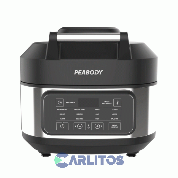 Freidora De Aire Y Multifunción Peabody Con Olla Eléctrica Pe-afm01N  Acero Inoxidable