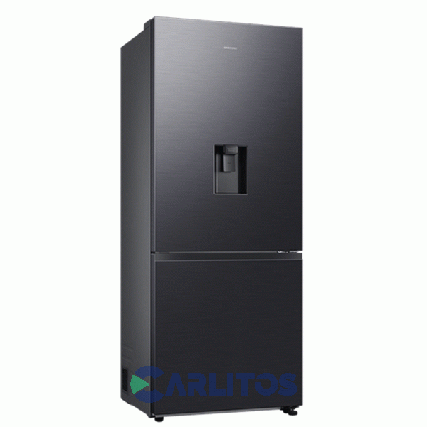 Heladera No Frost Samsung Combi Inverter 505 Litros Negra Con Dispenser Rb50dg6320b1