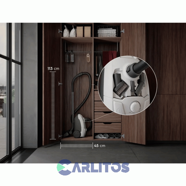Aspiradora Con Bolsa Electrolux 1600 Watts Eqp30