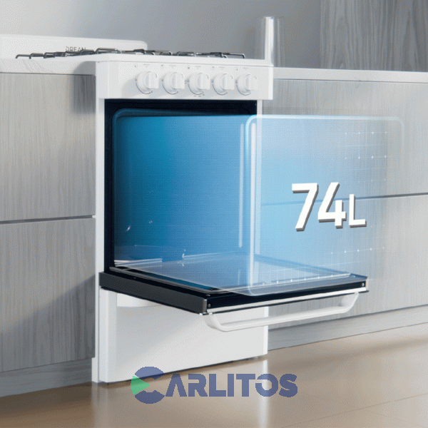 Cocina A Gas Drean 56 CM Blanca Multigas Cd5602ab0