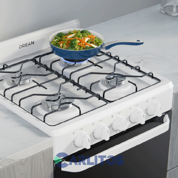 Cocina A Gas Drean 56 CM Blanca Multigas Cd5602ab0