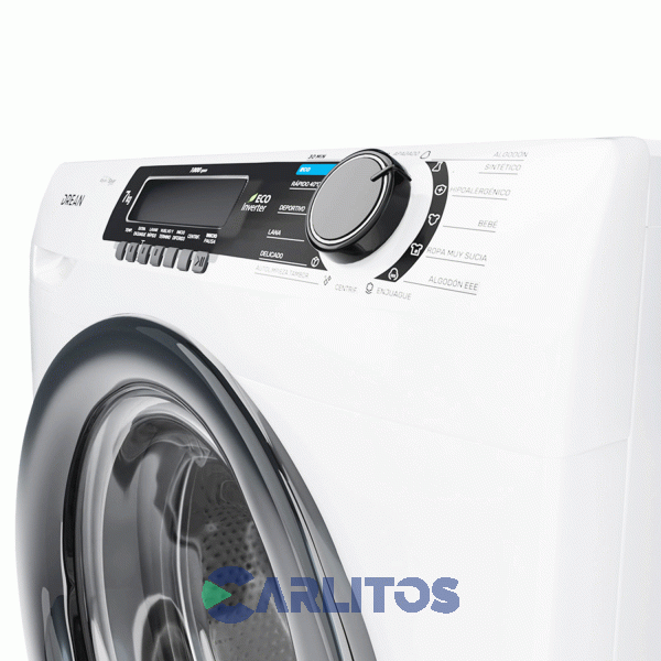 Lavarropa Carga Frontal Drean Inverter 7 KG - 1000 Rpm Blanco Lfdr0710sb0