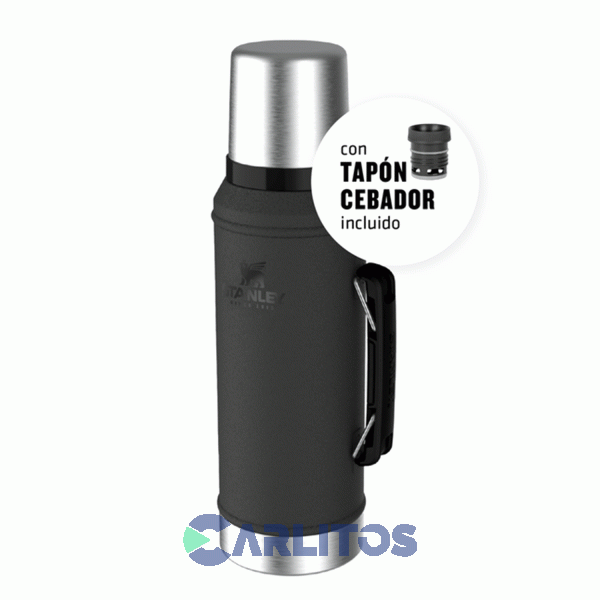 Termo De Mate Stanley Legendario Clásico 0.950 Litros Negro 2.0