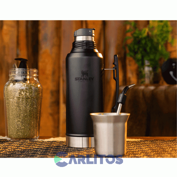 Termo De Mate Stanley Legendario System Classic 1.2 Litros Negro 2.0
