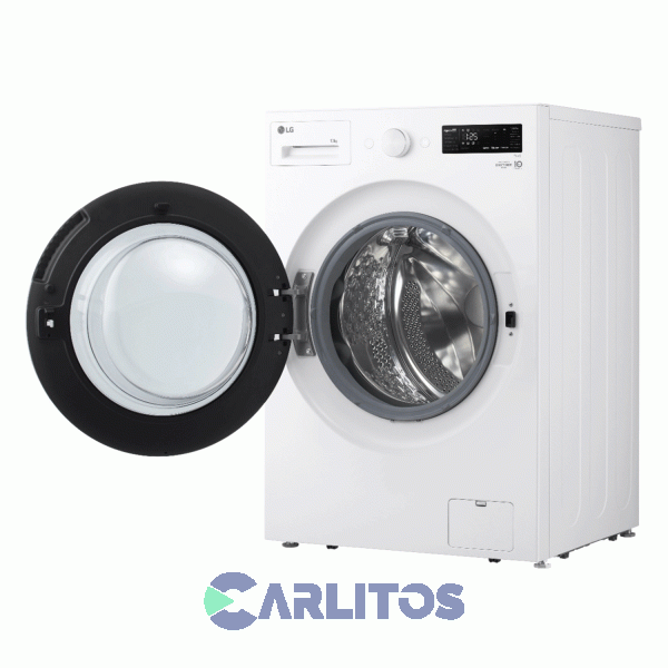 Lavarropa Carga Frontal Lg Inverter 13 KG -1000 RPM Blanco Con Wifi Blanco Wm13gwnts6p