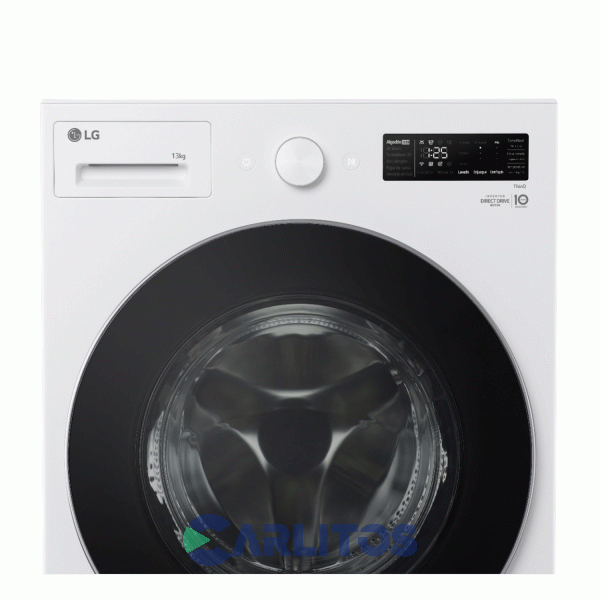 Lavarropa Carga Frontal Lg Inverter 13 KG -1000 RPM Blanco Con Wifi Blanco Wm13gwnts6p