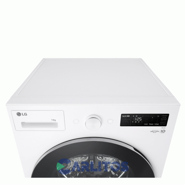 Lavarropa Carga Frontal Lg Inverter 13 KG -1000 RPM Blanco Con Wifi Blanco Wm13gwnts6p