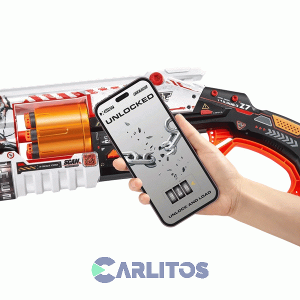 Pistola Lanza Dardos X-shot Zuru Skins Lock Blaster 7636