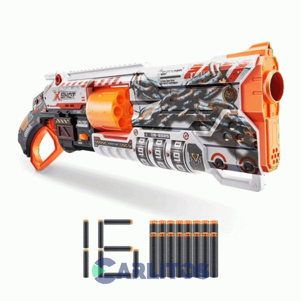 Pistola Lanza Dardos X-shot Zuru Skins Lock Blaster 7636