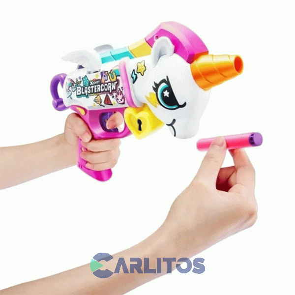 Pistola Lanza Dardos X-Shot Zuru Blastercorn Unicorn 7473