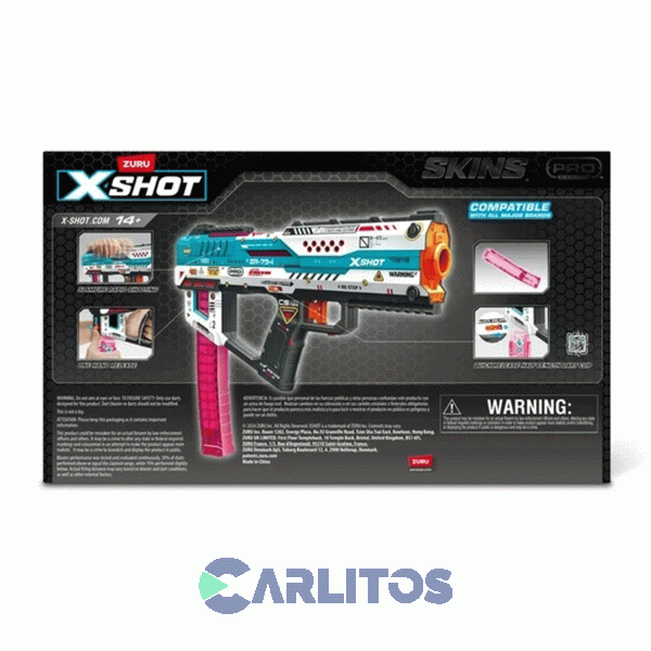 Pistola Lanza Dardos X-Shot Zuru Pro Series Fury X 7602