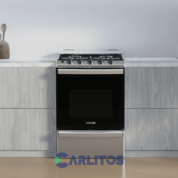 Cocina A Gas Drean 56 CM Acero Inoxidable Multigas Cd5614ai0