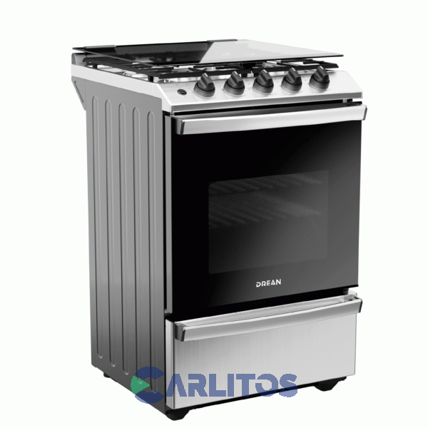 Cocina A Gas Drean 56 CM Acero Inoxidable Multigas Cd5614ai0