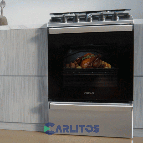 Cocina A Gas Drean 56 CM Acero Inoxidable Multigas Cd5614ai0