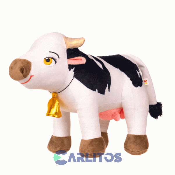 Peluche Musical Vaca Lola 30 Cm Granja De Zenon Ax Toys Arbrex 8037