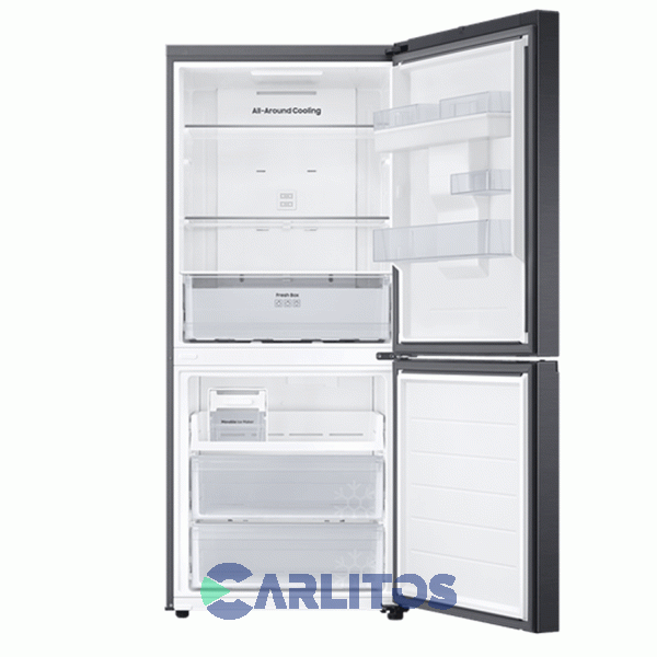 Heladera No Frost Samsung Combi Inverter 455 Litros Negra Rb45dg6300b1