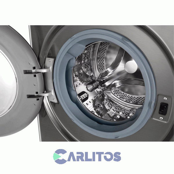 Lavasecarropa Lg Inverter 9+5 KG 1200 Rpm Gris Wd90vvc4s6