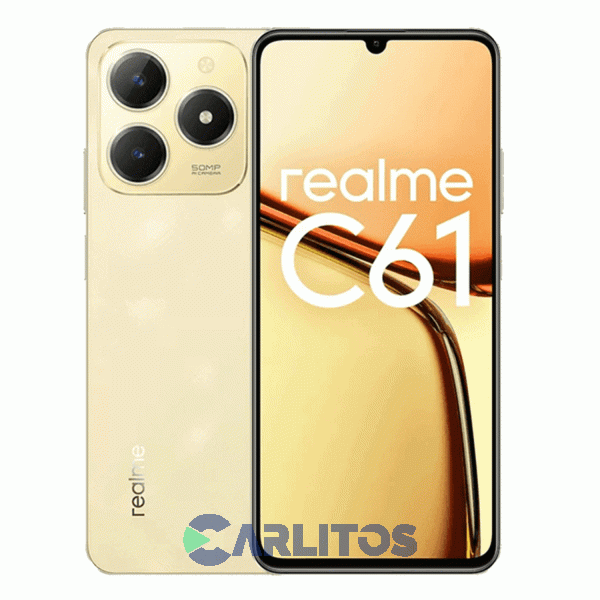 Celular Libre Realme C61-256Gb Sparkle Gold