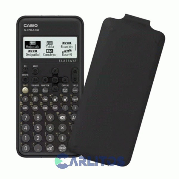 Calculadora Científica 550 Funciones Color Negro Casio Fx-570la Cw