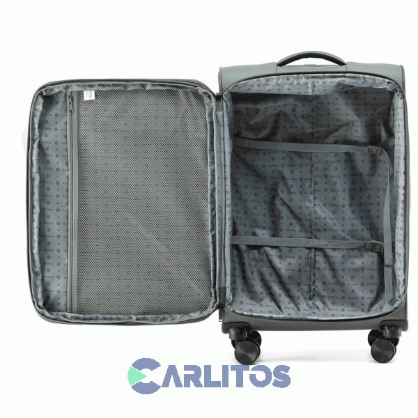 Valija 20" Línea Go! Softside 4 Ruedas Giratorias Primicia 91587-02-32 Carbon