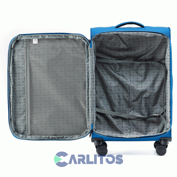 Valija 20" Línea Go! Softside 4 Ruedas Giratorias Primicia 91587-02-01 Azul